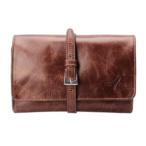 Oldfox Old Fox Head Layer Cowon Сигаретный сигарет сигарет сигаретный дым аксессуары многофункциональная портативная сумка с сигарет