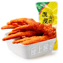 【座上客】虎皮鸡爪零食卤味凤爪5支