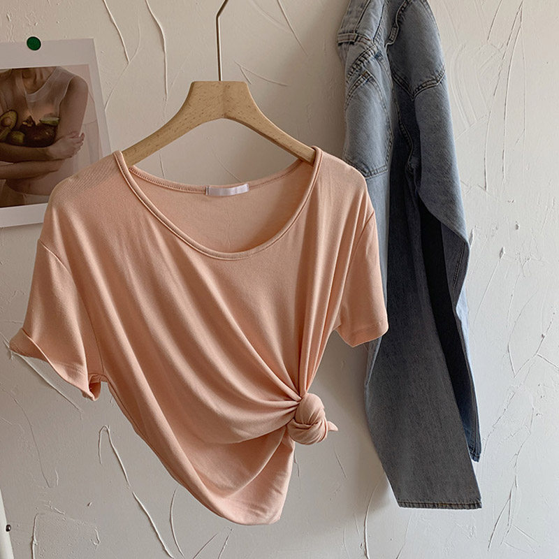 面膜短袖t恤2020年新款夏天打底衫 法缇妃莉T恤