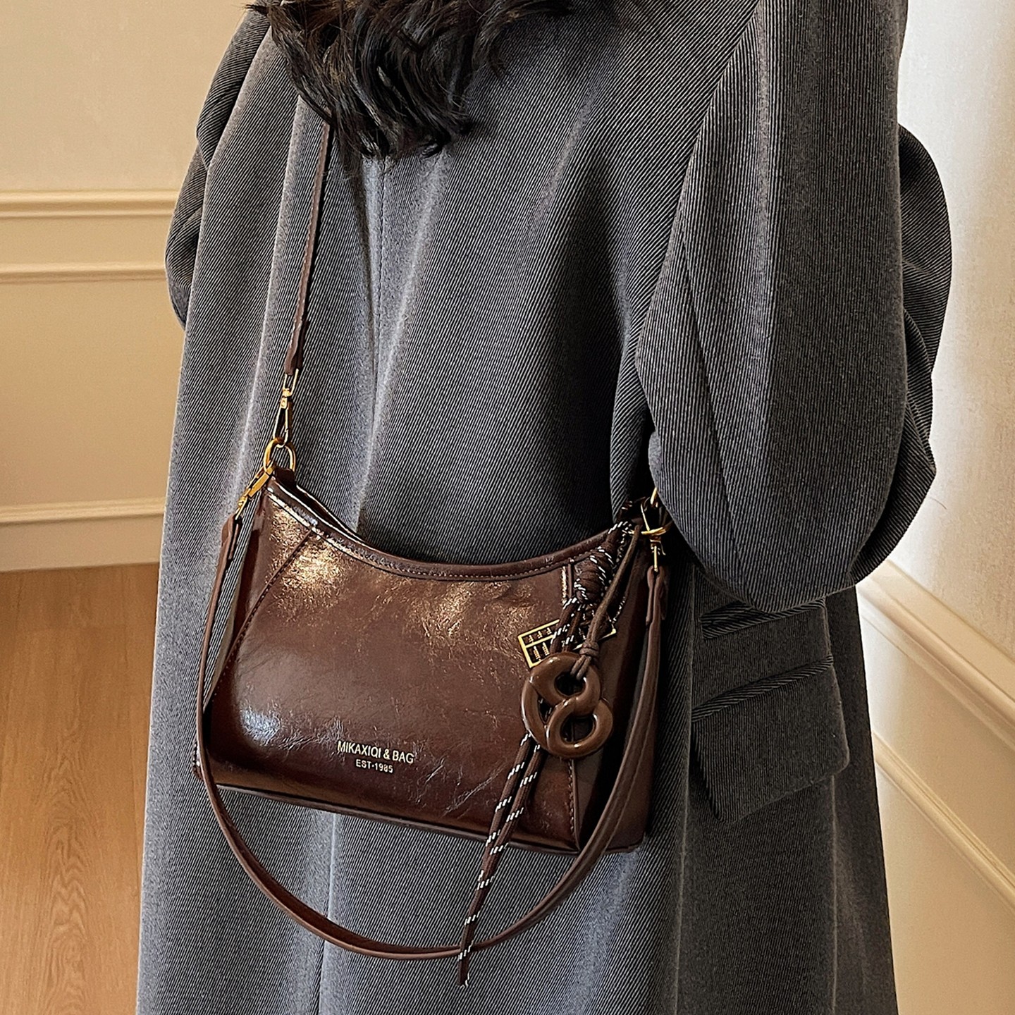 【有拉链夹层】小众设计腋下斜挎两用包2025新款潮百搭小包包女款,淘宝优惠券,粉丝福利购,淘宝优惠卷