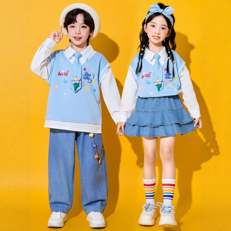 小学生运动会开幕式班服儿童啦啦队秋演出服元旦学院风合唱表演服,淘宝优惠券,粉丝福利购,淘宝优惠卷