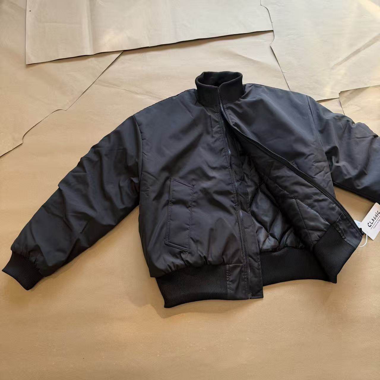 美式复古立领飞行夹克男女同款短款加厚棉衣宽松外套宽松型夹克,淘宝优惠券,粉丝福利购,淘宝优惠卷