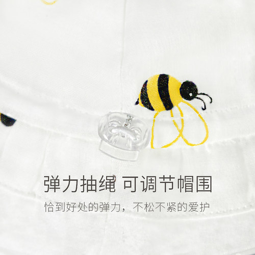 酷尾巴新生儿婴儿帽子宝宝早产儿小码无骨彩棉胎帽可调节太阳帽 - 图1