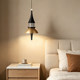 Nordic style creative modern simple light luxury staircase chandelier