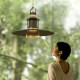 Xinteri copper restaurant chandelier creative personality art American retro style dining table flying saucer shape smart chandelier