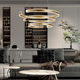 Centric C-shaped opening design surrounds the light