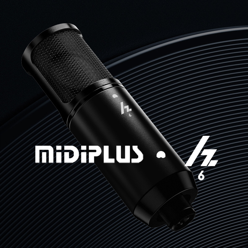 MIDIPLUS midi-hz6 主播配音 网络K歌话筒 专业录音电容麦克风 - 图3