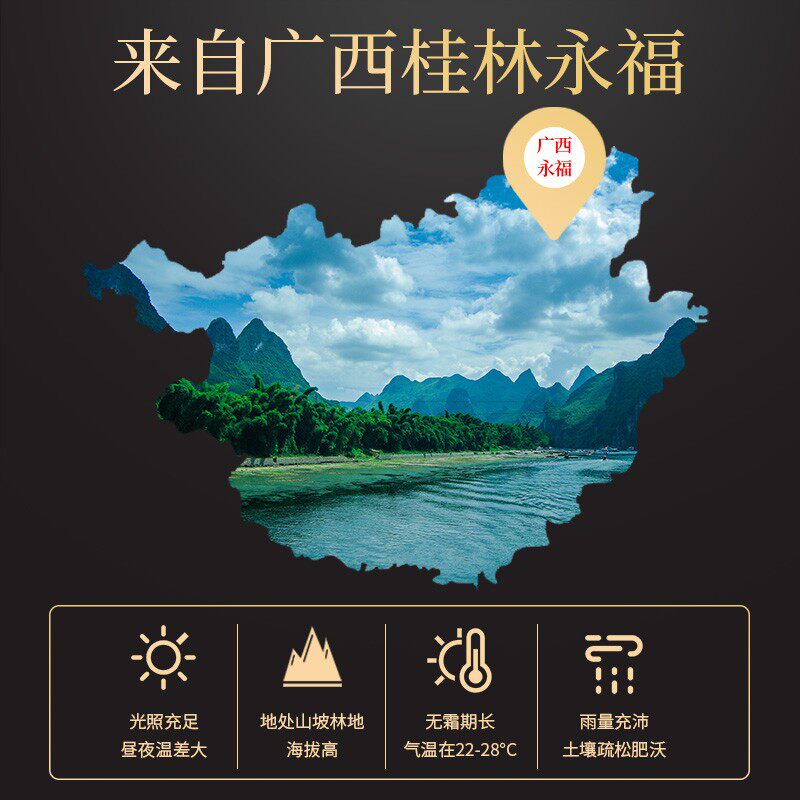 罗汉果大果6个装55mm广西胖大海 绿润堂罗汉果