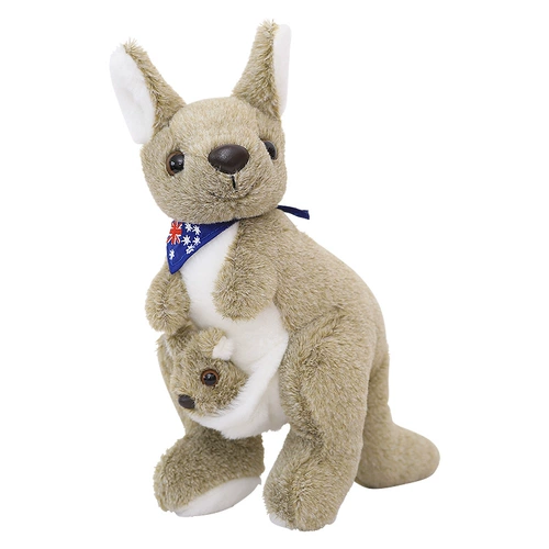 Кенгуру, плюшевая игрушка для матери и ребенка, детская подушка, тряпичная кукла, детское творчество, креативный подарок