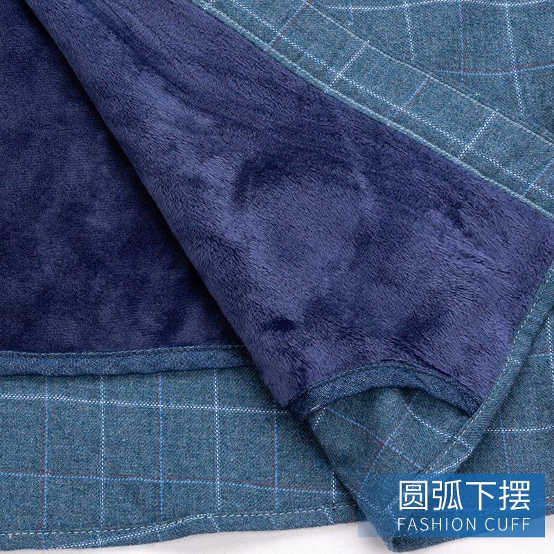 罗蒙长袖纯棉加绒加厚商务休闲衬衫 桔都服饰衬衫