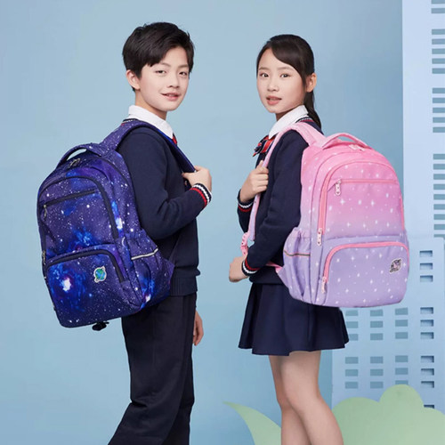 超 轻轻便软初中生书包女中学生女生大容量卡拉羊背包双肩包男 孩 - 图2