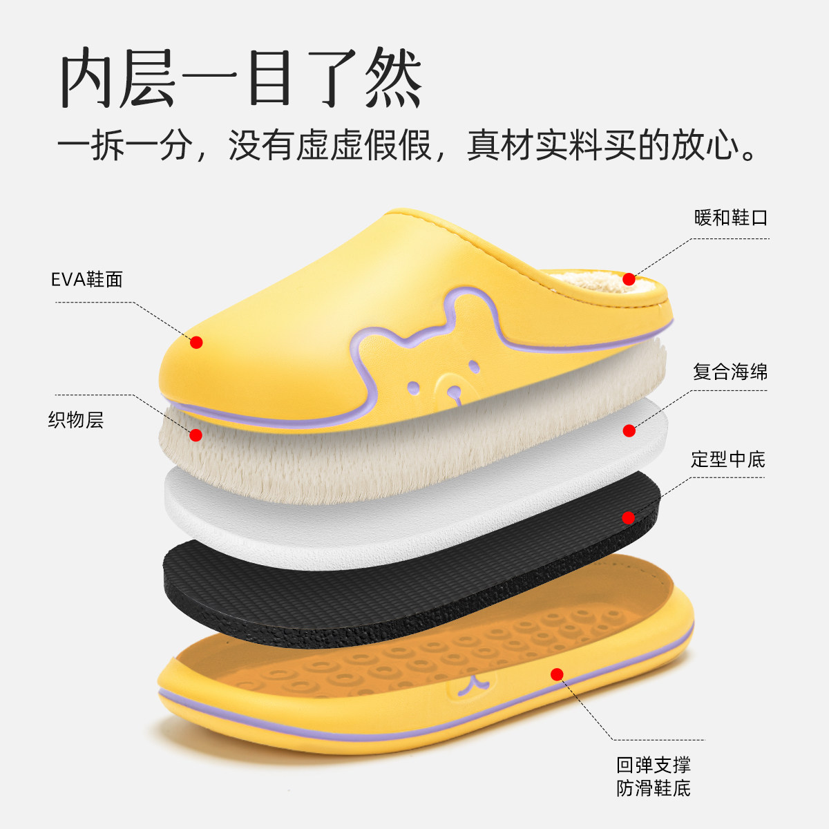 防水棉拖鞋男款冬2025新款家居室内加绒保暖厚底外穿秋冬拖鞋男士,淘宝优惠券,粉丝福利购,淘宝优惠卷