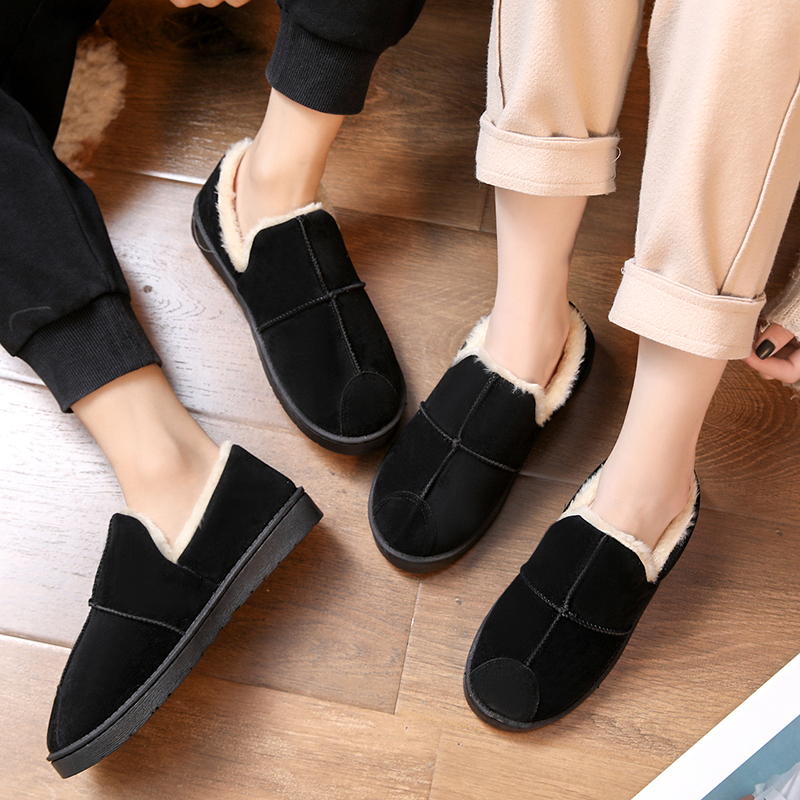 tzldn旗舰店棉拖鞋女士包跟居家用保暖鞋可外穿新款家居毛毛棉鞋女秋冬季2