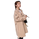 Длинный весенний плащ, тонкая куртка для отдыха, средней длины, оверсайз