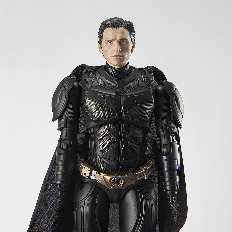 创世模玩DC1:12贝尔蝙蝠侠拼装暗黑骑士探照灯战衣头雕带特典现货 - 图0