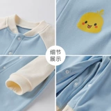 Детская пижама для новорожденных, детский комплект, флисовый удерживающий тепло комбинезон, осеннее термобелье, весеннее боди