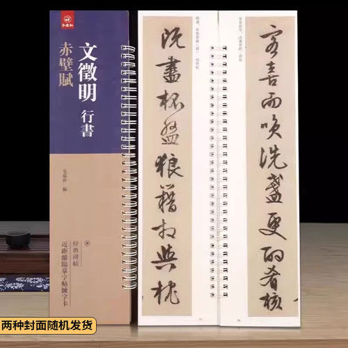 经典碑帖近距离临帖摹字练习卡全12册王羲之兰亭序冯承素摹王羲之集字圣教序文征明行草千字文行书赤壁赋赵孟頫行书xin经归去来兮-图0