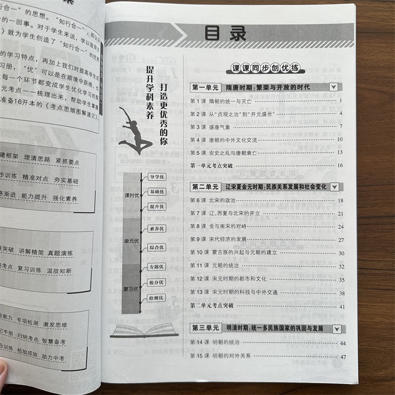 2024春状元成才路创优作业七年级下册历史人教版RJ版初一7年级下分层作业设计新课标精训练启思维育素养状元大课堂-图0