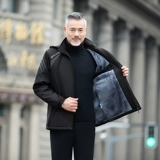 Демисезонная утепленная куртка, пуховик, для среднего возраста