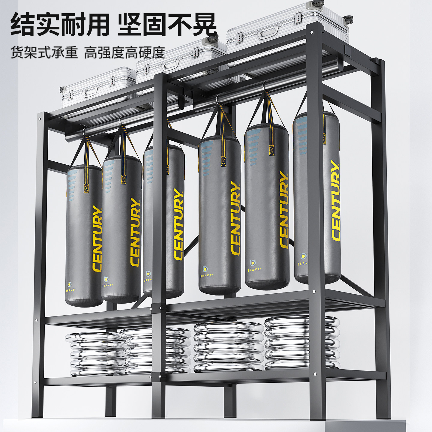Thickened steel pipe adult installation-free folding simple wardrobe