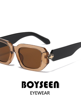 蛇头高级感窄框墨镜女