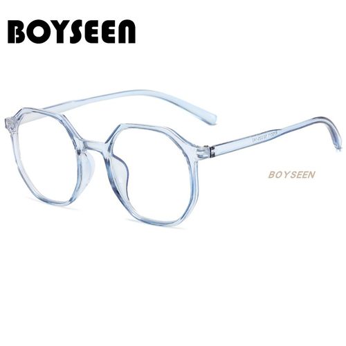 黑粗框近视眼镜女素颜眼镜框可配度数防蓝光50度清冷透灰色韩版 - 图3