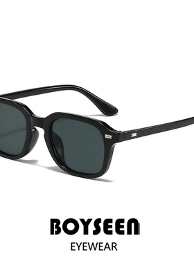 韩国潮牌橘色男士墨镜可配度数夏日度假旅游街拍墨镜活力橙色墨镜