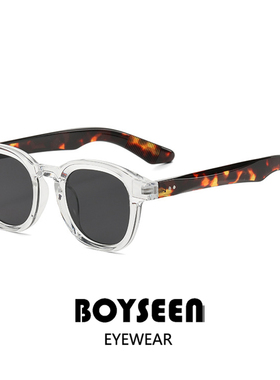 港风复古玳瑁框墨镜男可配度数