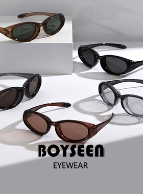 未来感城市骑行眼镜男女户外徒步拽酷墨镜包裹式防风镜防晒UV400