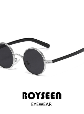 朋克复古嘻哈风金属墨镜男