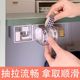 Wall-mounted bathroom cotton swab flap storage box head rope hair ring lipstick transparent drawer cotton debris box