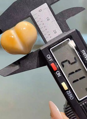 天然象牙果炭烤柯基臀屁桃通孔爱心文玩象牙果串珠手链隔珠配饰