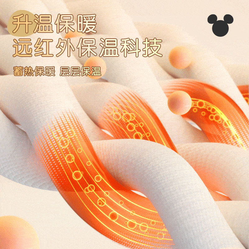 迪士尼新生婴儿夹棉哈衣保暖连体衣纯棉秋冬满月宝宝衣服儿童内衣,淘宝优惠券,粉丝福利购,淘宝优惠卷