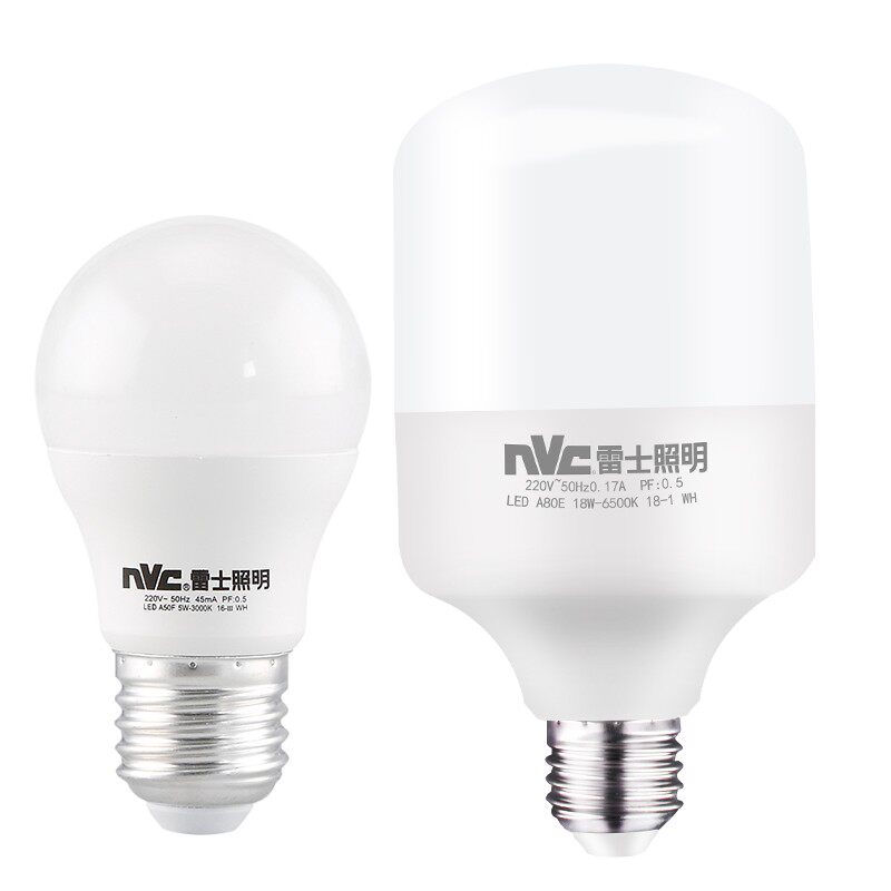 恒星二代LED球泡E27螺口灯泡恒流无频闪球泡灯e27大螺口正品雷士_虎窝淘