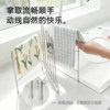 Kitchen 304 stainless steel folding rag rack countertop dishcloth towel drying storage sink cleaning supplies rack