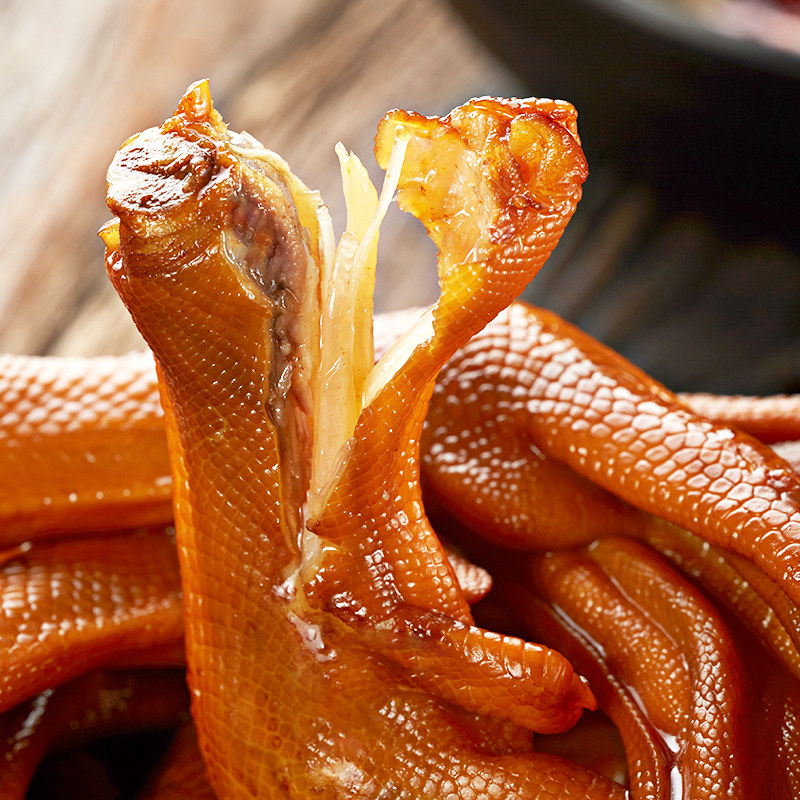 比比赞龙岩鸭爪104g共4包