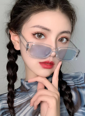 墨镜欧美蹦迪个性风小框太阳镜