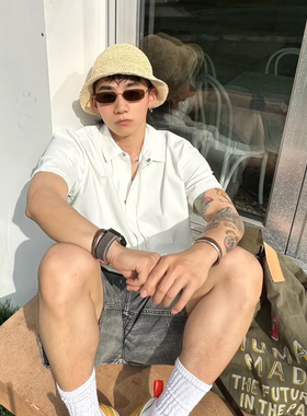 痞帅墨镜美式复古金属眼镜框蒸汽朋克时髦小框防紫外线防晒太阳镜