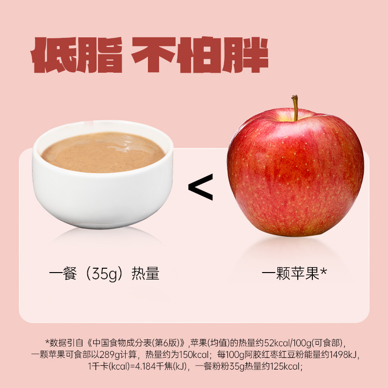 老金磨方阿胶红枣红豆粉营养代餐粉早餐冲泡即食五红粉气血食品补