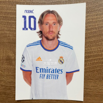 Modric Real Madrid 2021-2022 season official card Real Madrid white card