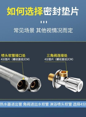 波纹管软管进水管密封圈垫片过滤网4分6分1寸燃气管硅胶橡胶垫圈