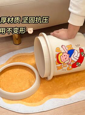 儿童房垃圾桶创意可爱卡通纸篓子男孩女孩房间布置装饰摆饰卫生桶