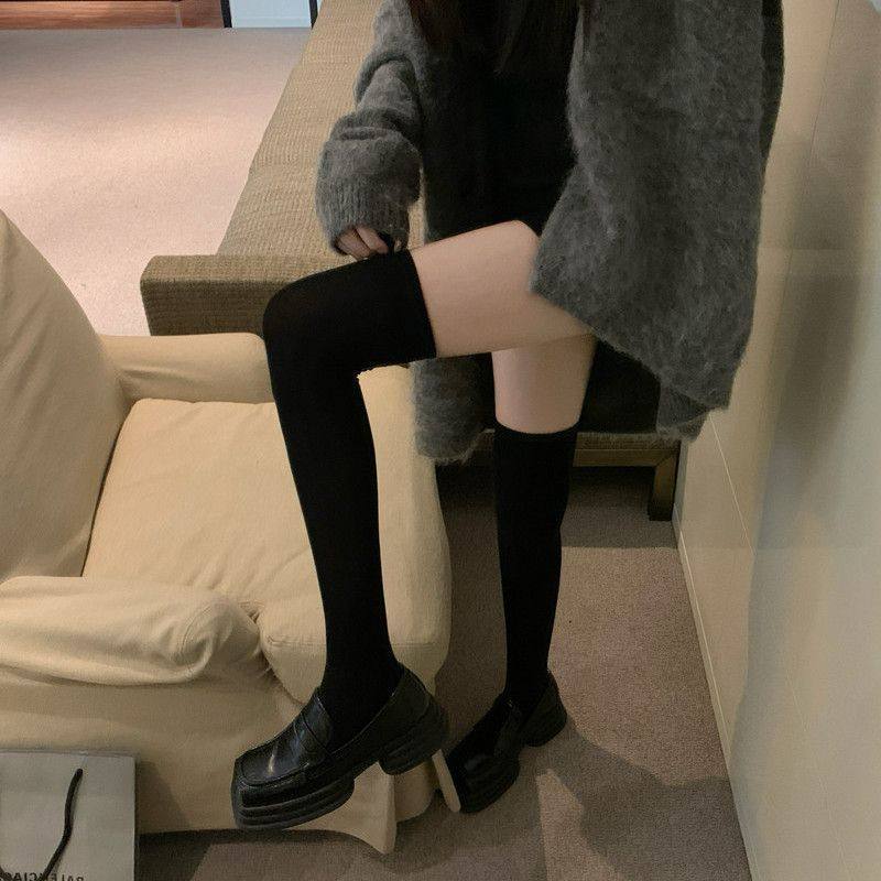 JK小腿袜春夏季压力瘦腿过膝袜日系可爱长筒丝袜百搭半截中高筒袜,淘宝优惠券,粉丝福利购,淘宝优惠卷