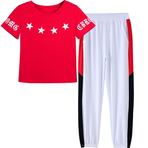 艳王 Комплект, танцующая форма, юбка, 2020, короткий рукав