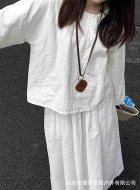 现货kew kee风格毛衣链 挂脖配饰长款项链门禁卡套皮革mini钥匙包