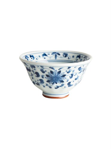 日本进口蓝凛堂陶瓷餐具套装釉下彩米饭碗日式拉面碗大汤碗菜钵碗 - 图3