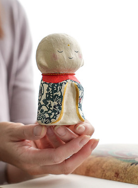 进口手作地藏菩萨摆件祝福礼物