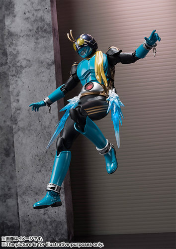 【孩仕宝】玩具模型办 假面骑士 昭和 SHF 3号 幻之骑士 剧场版 - 图1