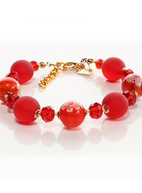 意大利穆拉诺玻璃幸福女士手链