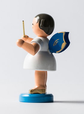 德国Uhlig木质守护天使指挥家摆